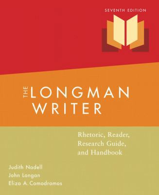 The Longman Writer: Rhetoric, Reader, Research ... 0205598714 Book Cover