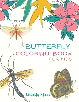 Butterfly Coloring Book: Butterfly Coloring Boo... 1447792173 Book Cover