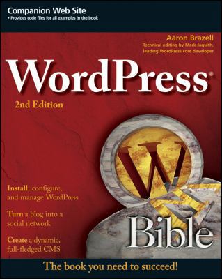 WordPress Bible 0470937815 Book Cover