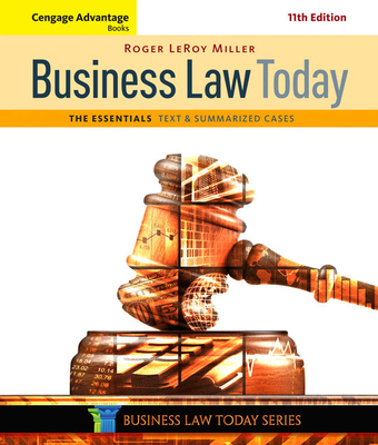 Cengage Advantage Books: Business Law Today, th... 1305574796 Book Cover