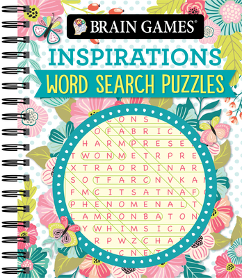 Brain Games - Inspirations Word Search Puzzles 1639382593 Book Cover