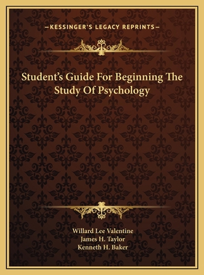 Student's Guide For Beginning The Study Of Psyc... 1169755909 Book Cover