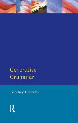 Generative Grammar 1138163155 Book Cover