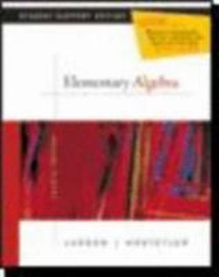 Elementary Algebra 0618753532 Book Cover