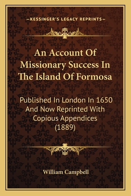 An Account Of Missionary Success In The Island ... 1164033034 Book Cover