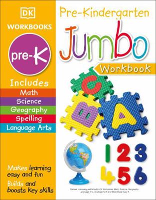 Scholastic Pre-Kindergarten Jumbo Workbook 0545648890 Book Cover