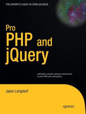 Pro PHP and jQuery 1430228474 Book Cover