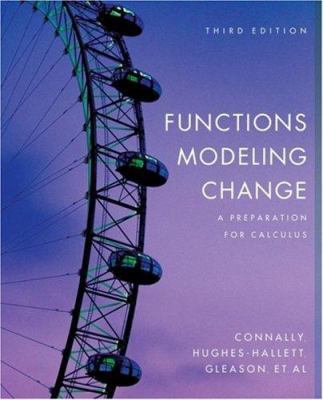 Functions Modeling Change: A Preparation for Ca... 0471793035 Book Cover