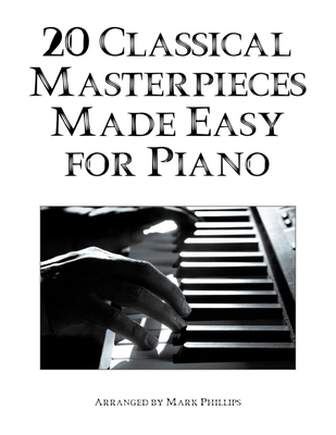 20 Classical Masterpieces Made Easy for PIano            Book Cover