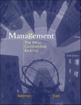 Management: The New Competitive Landscape with ... 0072844493 Book Cover