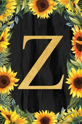 Z - Monogrammed Sunflower Journal: Personalized... 1700477900 Book Cover