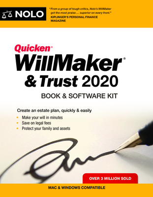 Quicken Willmaker & Trust 2020: Book & Software... 1413326978 Book Cover