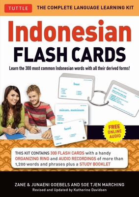 Indonesian Flash Cards: Learn the 300 Most Comm... 0804843635 Book Cover