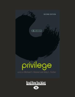 Privilege: A Reader 145876169X Book Cover