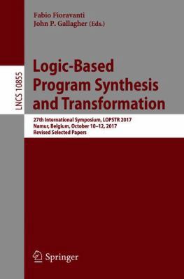 Logic-Based Program Synthesis and Transformatio... 3319944592 Book Cover