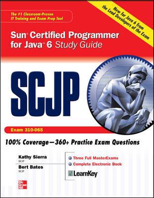 Scjp Sun Certified Programmer for Java 6 Study ... 0071591060 Book Cover