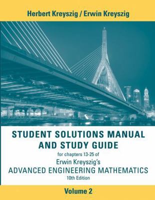 Advanced Engineering Mathematics, 10e Student S... 1118266706 Book Cover