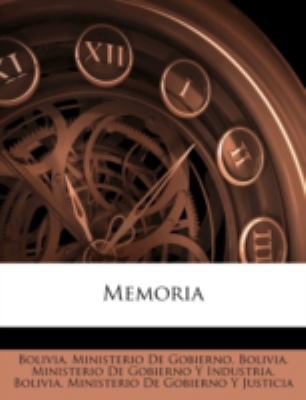 Memoria [Spanish] 1144763525 Book Cover