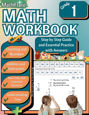 MathFlare - Math Workbook 1st Grade: Math Workb... B0CZWZ69SF Book Cover