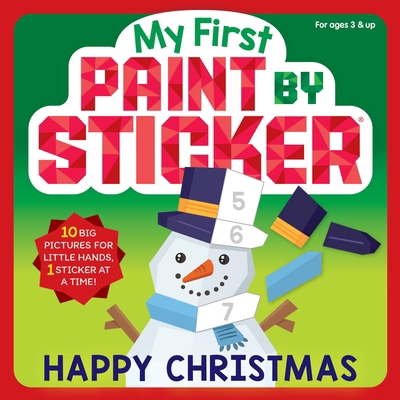 My First Paint by Sticker: Happy Christmas 152353205X Book Cover