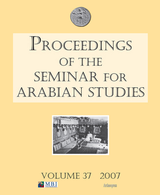 Proceedings of the Seminar for Arabian Studies ... 1905739206 Book Cover
