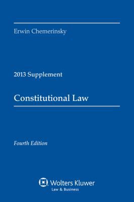 Constitutional Law, 2013 1454828250 Book Cover