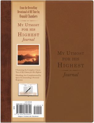 My Utmost for His Highest Journal 1616260696 Book Cover