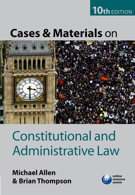 Cases and Materials on Constitutional and Admin... 0199579040 Book Cover