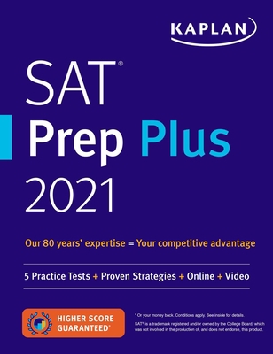 SAT Prep Plus 2021: 5 Practice Tests + Proven S... 1506262678 Book Cover