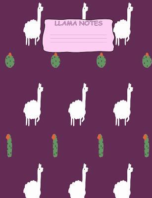 Llama Notes: Llama Composition Notebook 7.44 x ... 1725507331 Book Cover