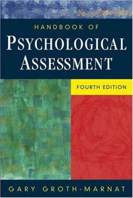 Handbook of Psychological Assessment 0471419796 Book Cover