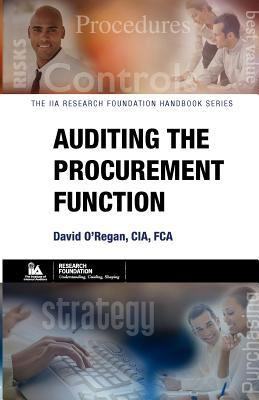 Auditing the Procurement Function (The Iia Rese... 0894136224 Book Cover