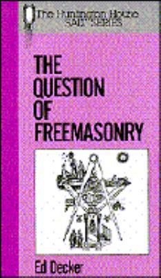 The Question of Freemasonry: "Salt" Series 1563840200 Book Cover