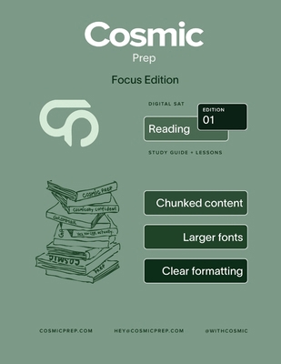 Cosmic Prep Digital SAT Reading Guide Focus Edi... B0GV85R23M Book Cover