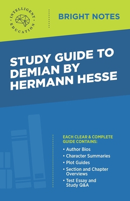 Study Guide to Demian by Hermann Hesse 1645422100 Book Cover