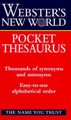 Webster's New World Pocket Thesaurus 0028618866 Book Cover