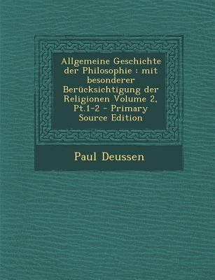 Allgemeine Geschichte Der Philosophie: Mit Beso... [German] 128980527X Book Cover