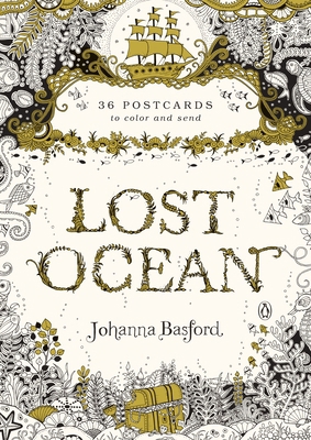 Lost Ocean: 36 Postcards to Color and Send 0143110217 Book Cover