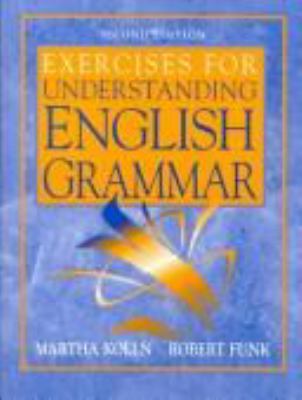 Exercises for Understanding English Grammar 0205268560 Book Cover