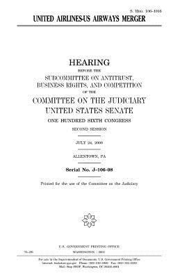 United Airlines-US Airways merger 1983513962 Book Cover