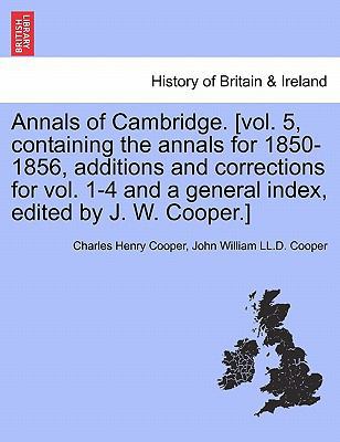 Annals of Cambridge. [vol. 5, containing the an... 1241600570 Book Cover