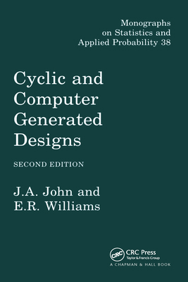 Cyclic and Computer Generated Designs 0367579693 Book Cover