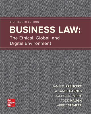 Loose Leaf for Business Law 1264296584 Book Cover