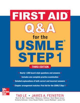 First Aid Q&A for the USMLE Step 1, Third Edition 0071744029 Book Cover