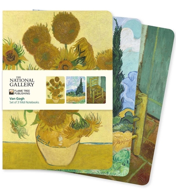 National Gallery: Van Gogh Set of 3 MIDI Notebooks 1804179213 Book Cover