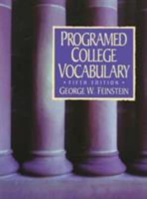 Programed College Vocabulary 0132556138 Book Cover