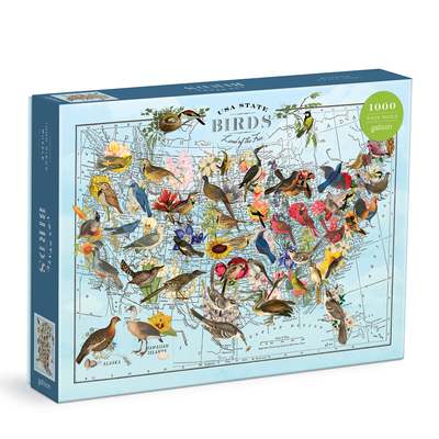 Toy Wendy Gold State Birds 1000 Piece Puzzle Book