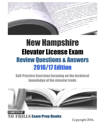 New Hampshire Elevator License Exam Review Ques... 1523469676 Book Cover