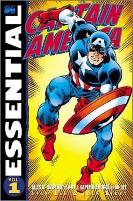 Essential Captain America Volume 1 Tpb 0785107401 Book Cover
