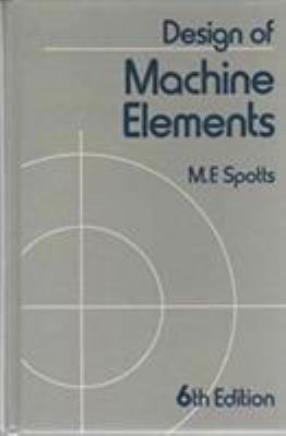 Design of Machine Elements 013200593X Book Cover